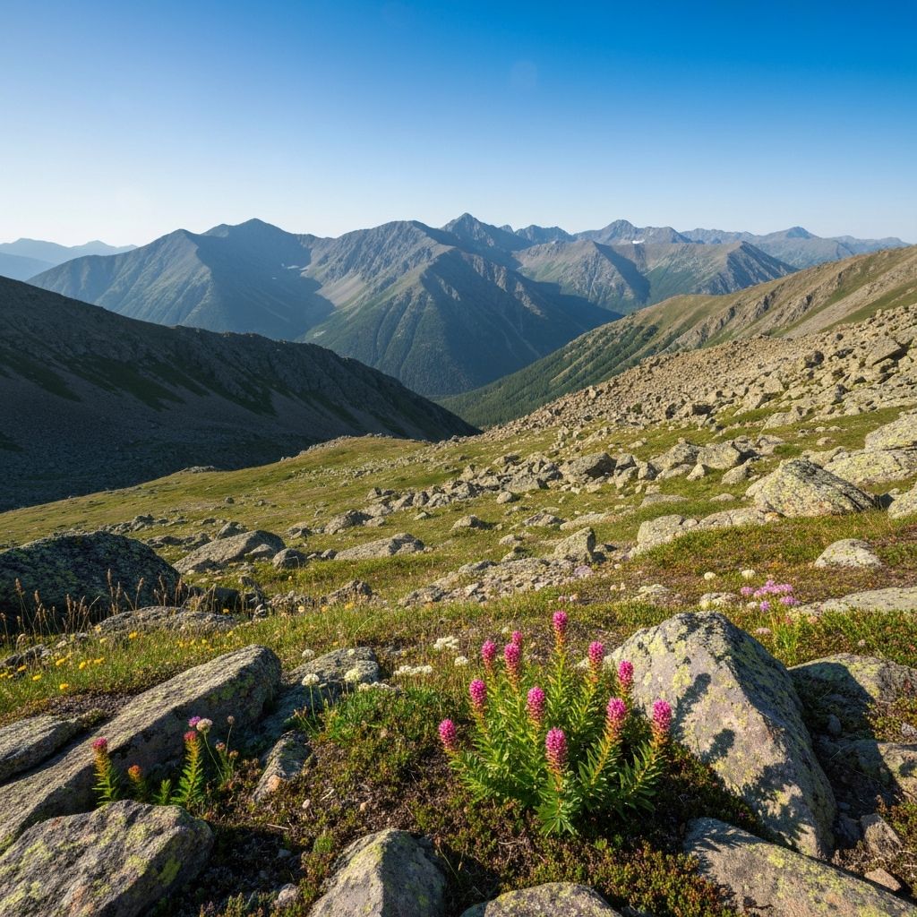 Siberian highland landscape